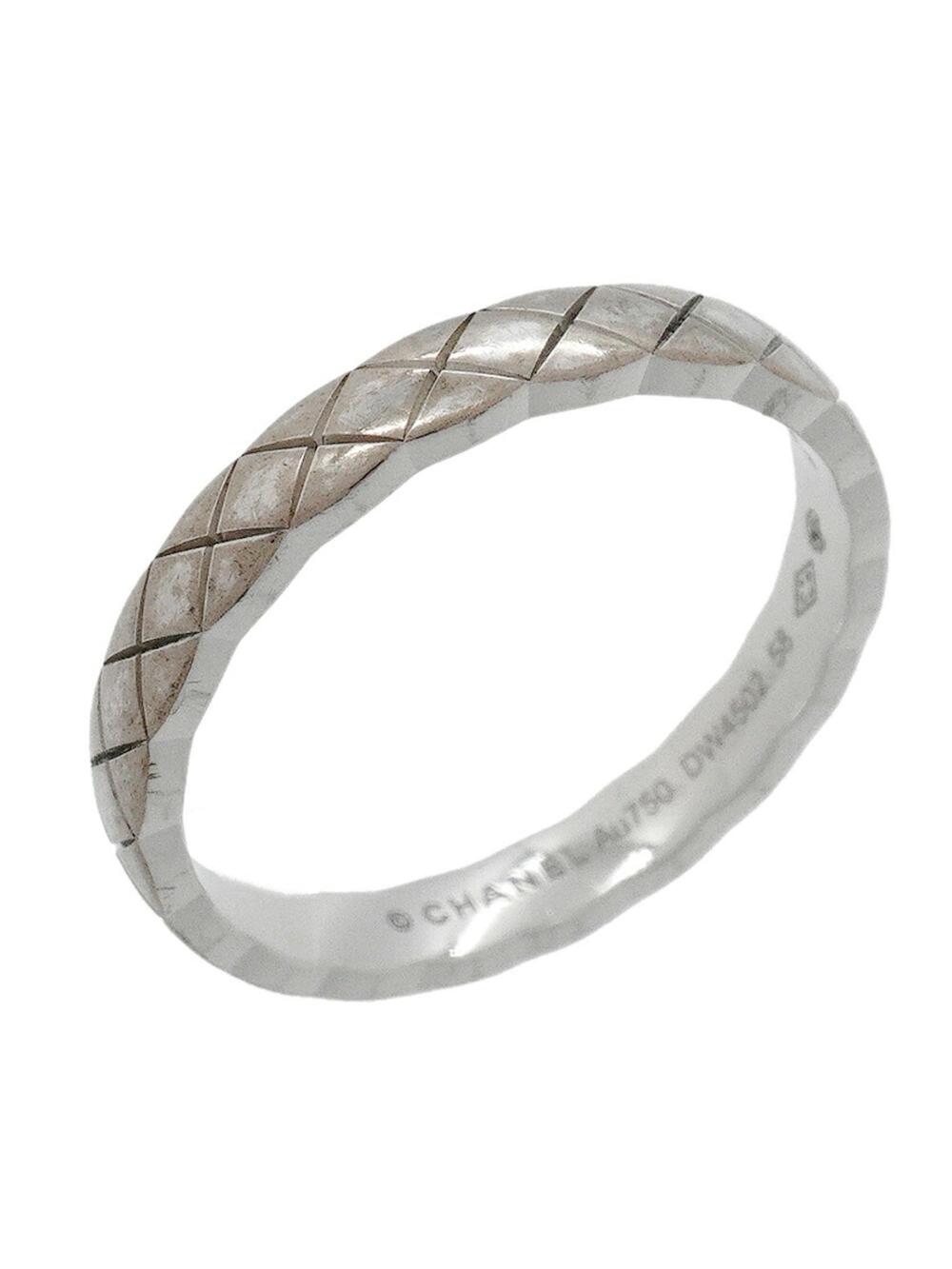 Chanel Ring 18K White Gold #327577C17B
